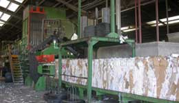 salida de papel prensado