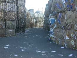bloques compactados de papel